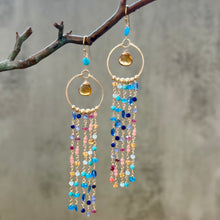 Key West Sunset Chandelier Earrings