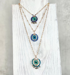 Gold Evil Eye 3