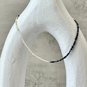 Black and White Cleo Necklace