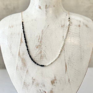 Black and White Cleo Necklace