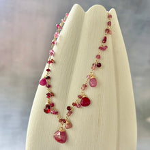 Duchess Necklace with Rubies, Pink Sapphire, Tourmaline