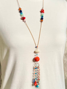 Island Gypsy Tassel Maxi Necklace