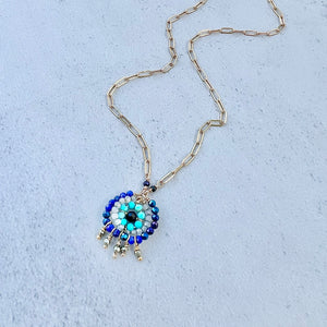 Gold Evil Eye 3