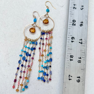 Key West Sunset Chandelier Earrings