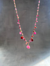 Duchess Necklace with Rubies, Pink Sapphire, Tourmaline