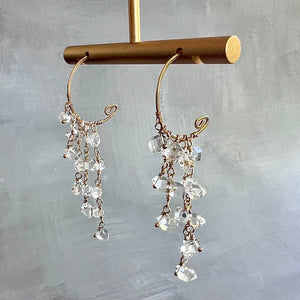 Herkimer Diamond Swing Hoops