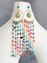 Luxe Key West Sunset Chandelier Earrings