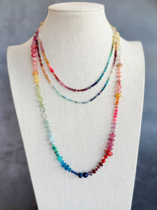 Blues Menagerie Ombré Necklace