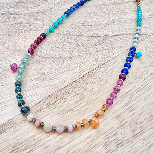 Winter Sunset Spectrum Necklace