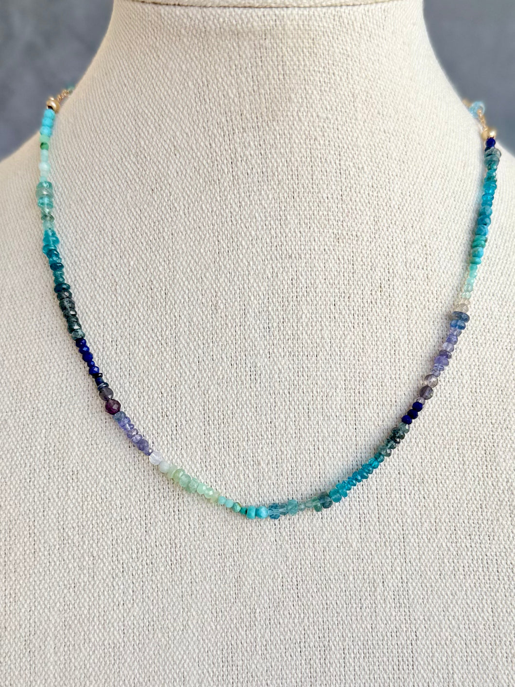 Blues Menagerie Ombré Necklace