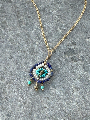Petite Gold Evil Eye