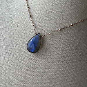 Labradorite Solitaire