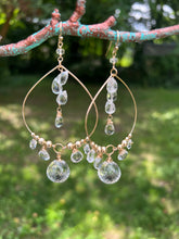 Quartz Luxe Evangelique Chandelier Earrings