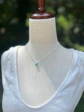 Sterling Delicate Larimar Solitaire