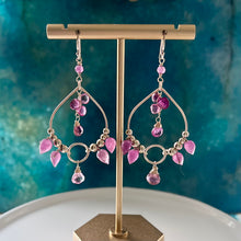 Pink Tourmaline Petite Wisdom Chandelier Earrings