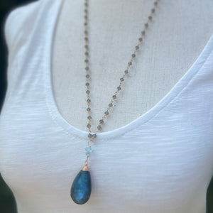 Labradorite Midi Necklace