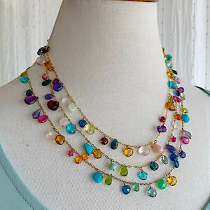 PRE-ORDER ONLY Briolette Menagerie Cable Maxi Necklace